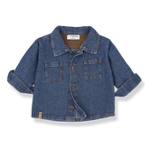 1+IN THE FAMILY DENIM POCKET SHIRT
